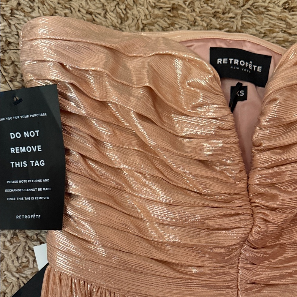 Retrofete Blush Strapless Maxi Dress - Picture 5 of 6